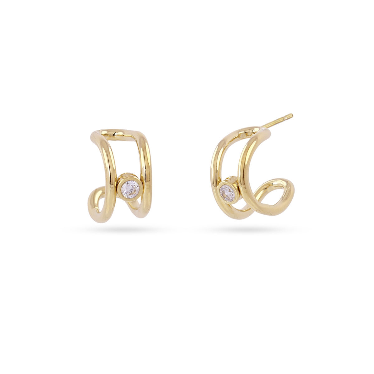 Pendientes Infinity Radiant Dorado Anartxy