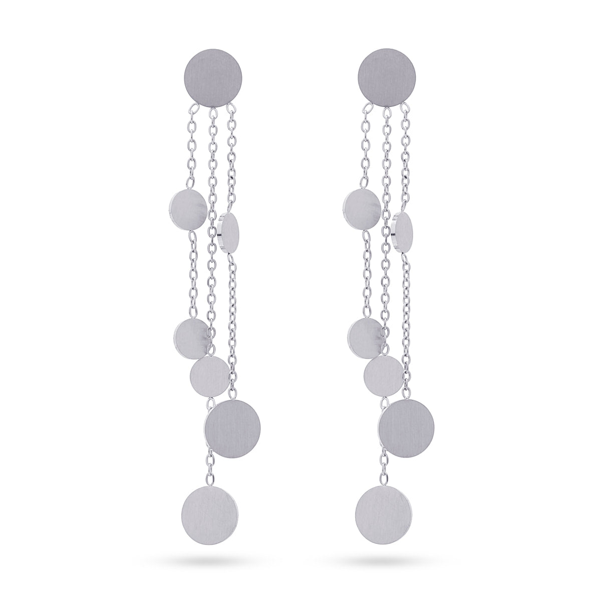 Pendientes Matt Mareen Plateado Anartxy