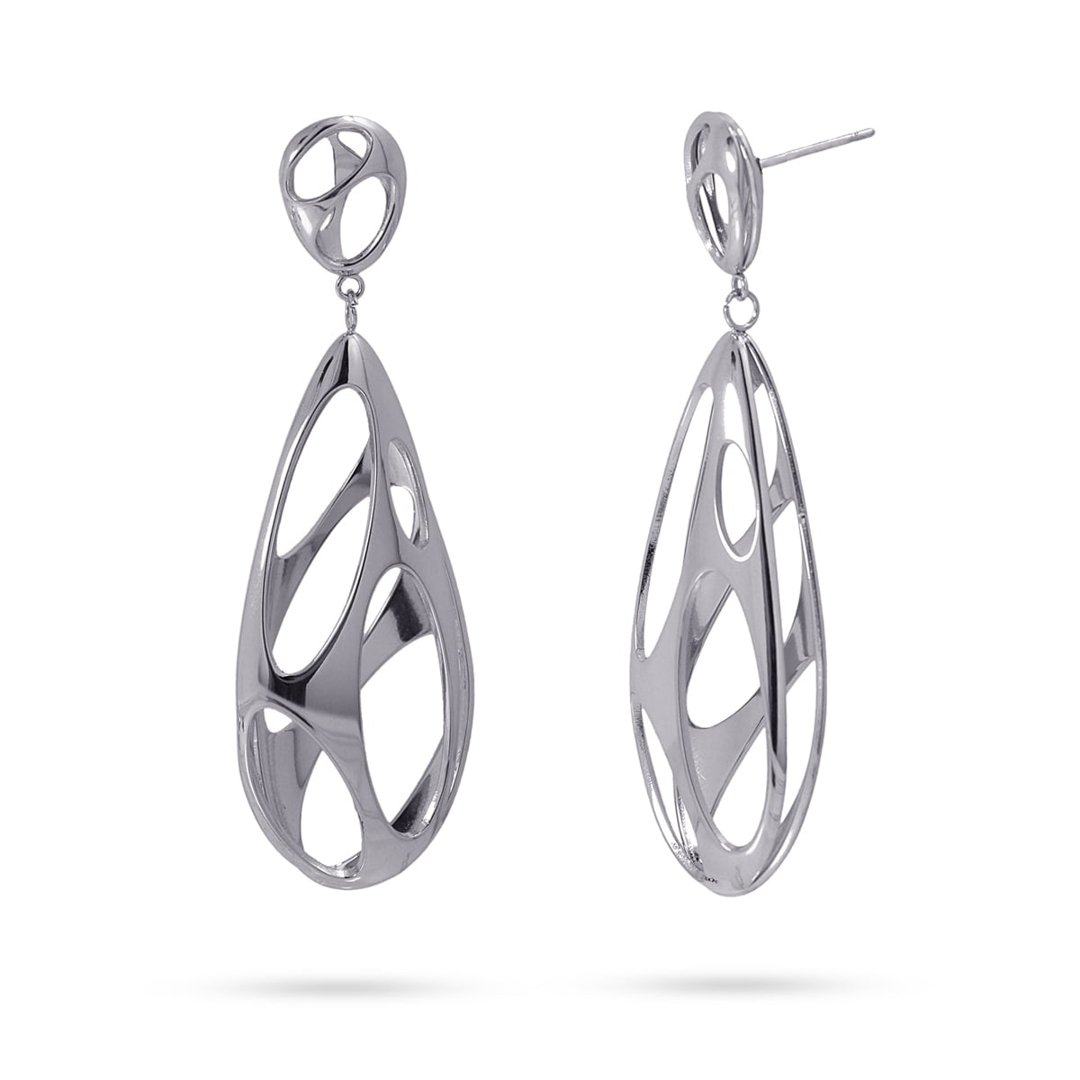 Pendientes Miyagi Plateado Anartxy