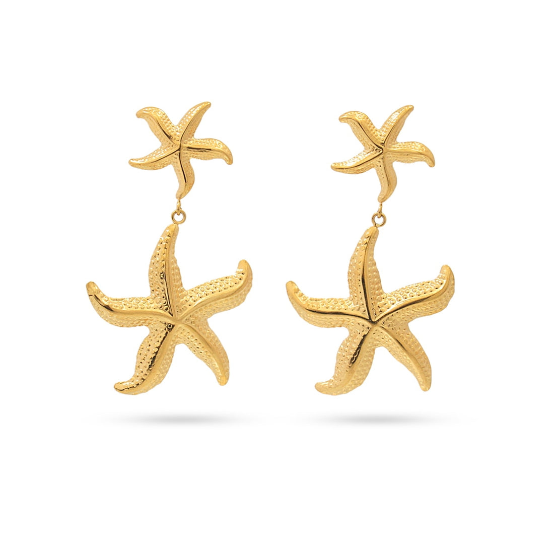 Pendientes Tide Starfish Dorado Anartxy