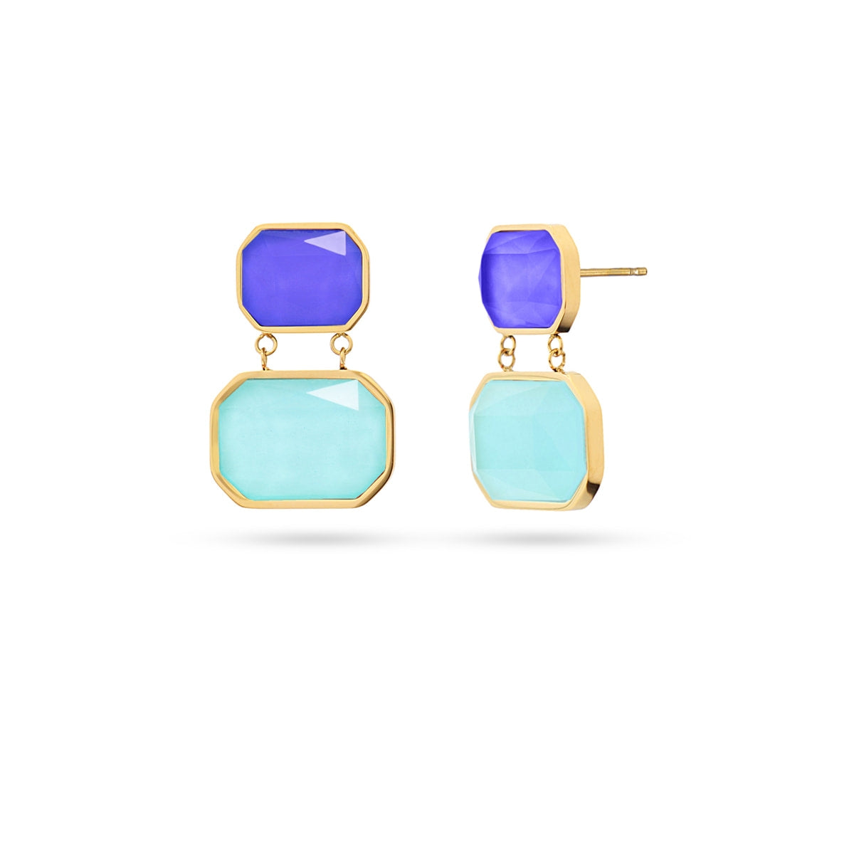 Pendientes Pixels Sunset Azul Anartxy