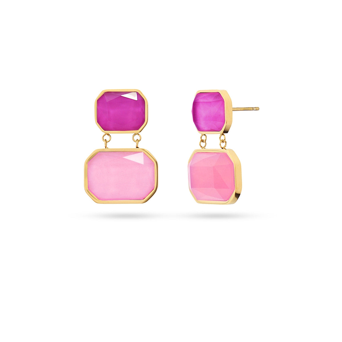 Pendientes Pixels Sunset Fucsia Anartxy