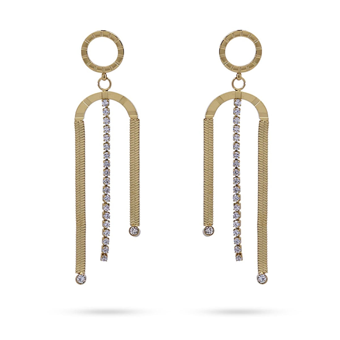Pendientes Júpiter Dorado Anartxy
