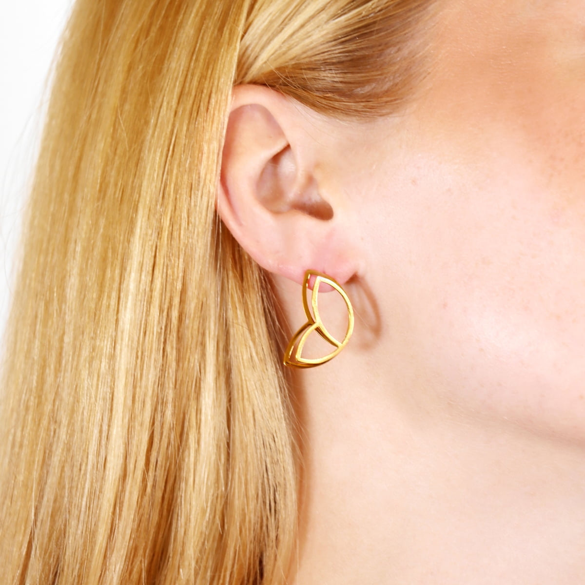 Pendientes Kaleia Calia Dorado Anartxy