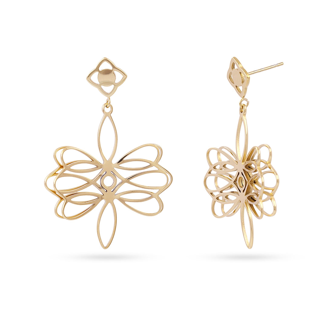 Pendientes Kaleia Eirfly Dorado Anartxy