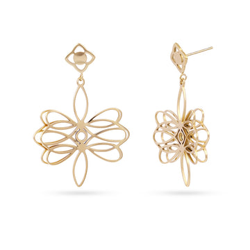 Pendientes Kaleia Eirfly Dorado Anartxy