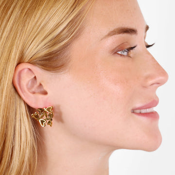 Pendientes Kaleia Flayra Dorado Anartxy