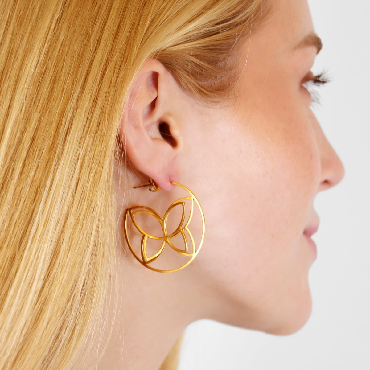 Pendientes Kaleia Futter Dorado Anartxy