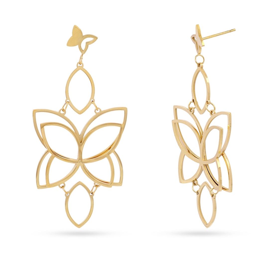 Pendientes Kaleia Lira Dorado Anartxy