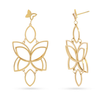 Pendientes Kaleia Lira Dorado Anartxy