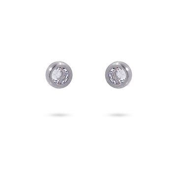 Pendientes Kepler Plateado Anartxy