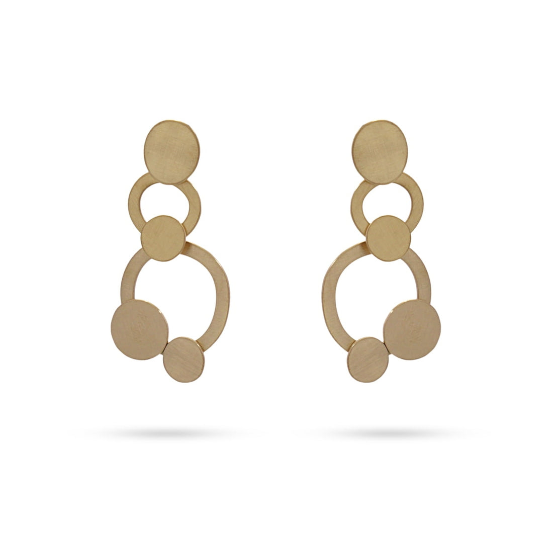 Pendientes La Valeta Dorado Anartxy