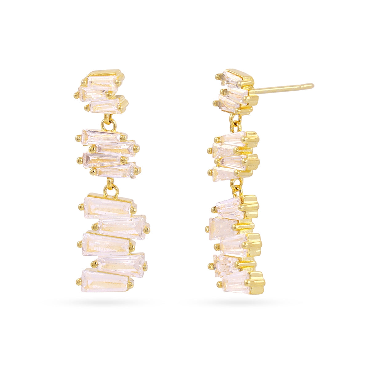 Conjunto Baguette dorado Anartxy