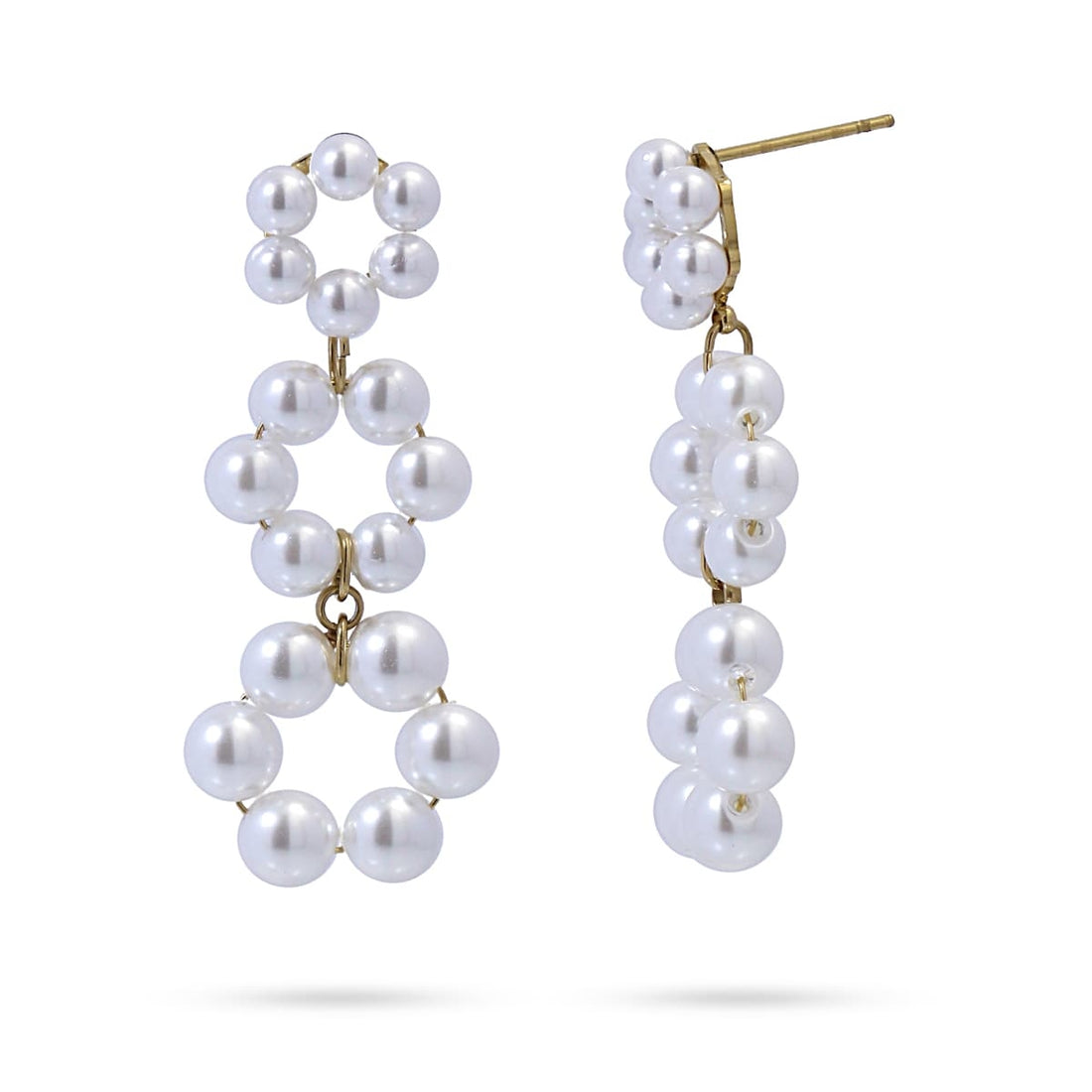 Pendientes largos Artis Dorado Anartxy