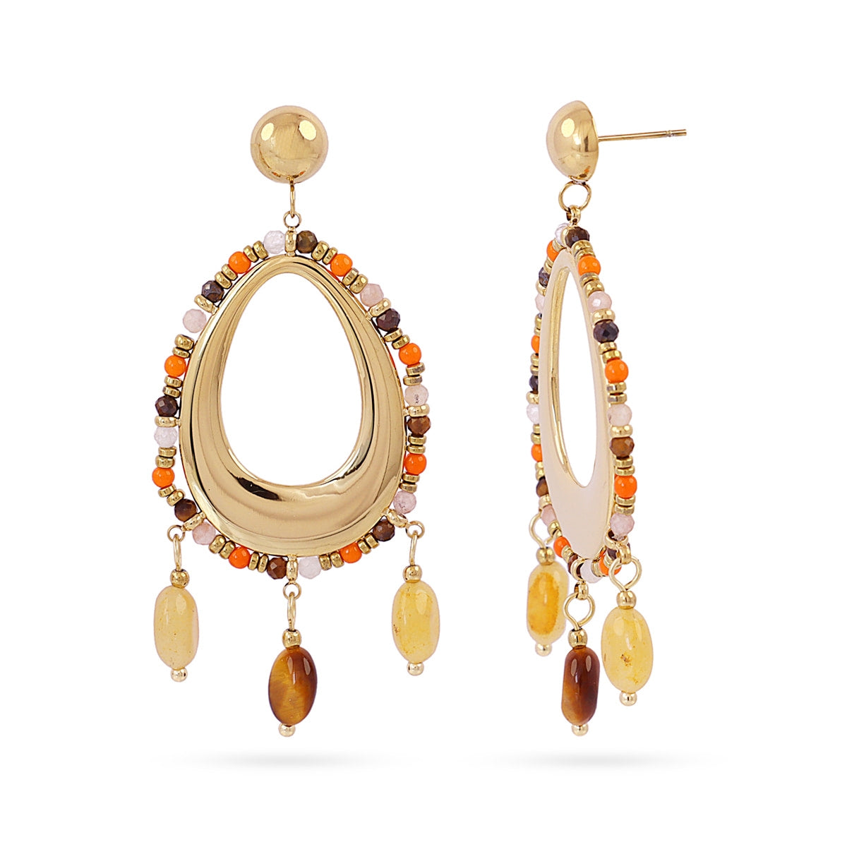 Pendientes largos Spirit boho Café Anartxy