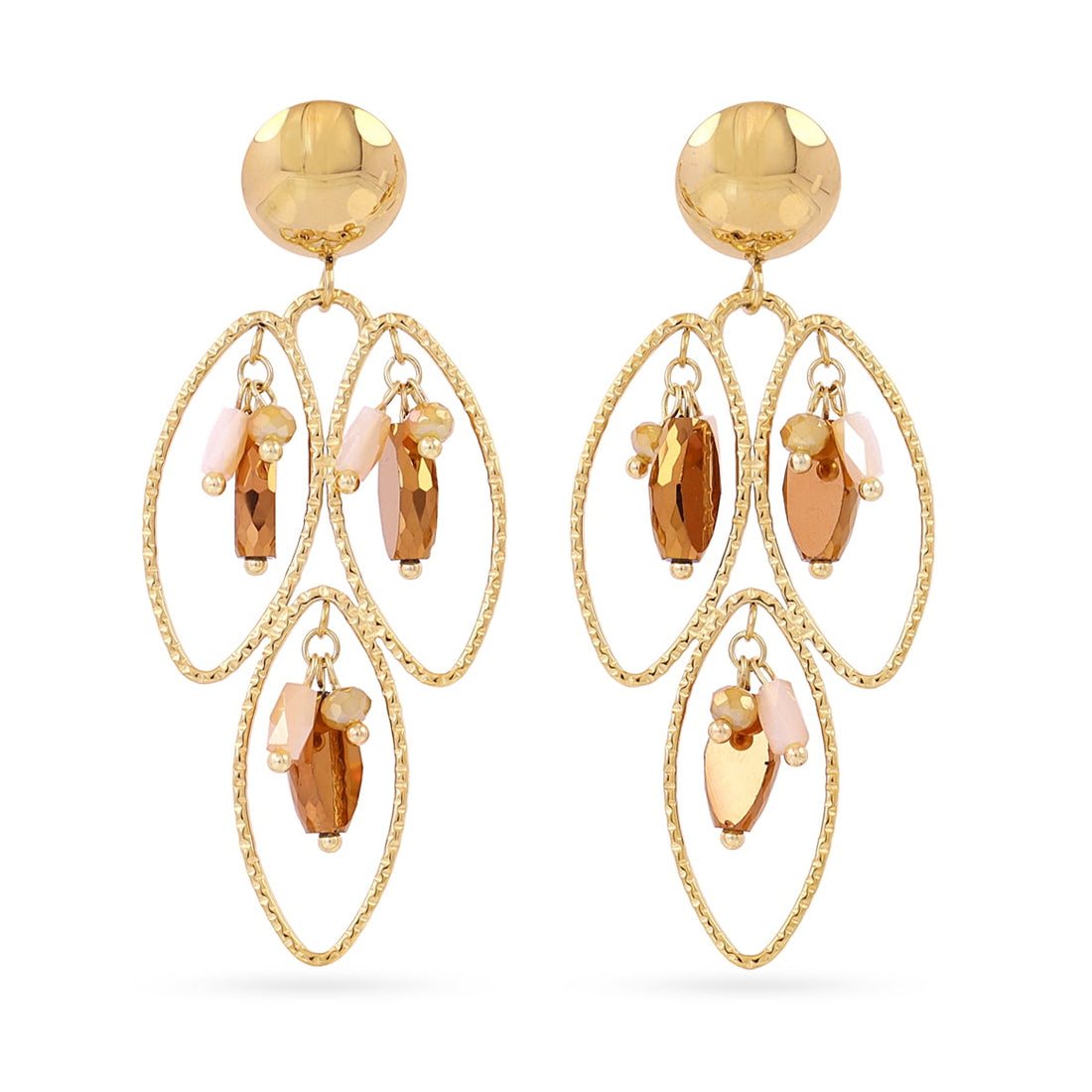 Pendientes largos Spirit pétalos colgantes Anartxy