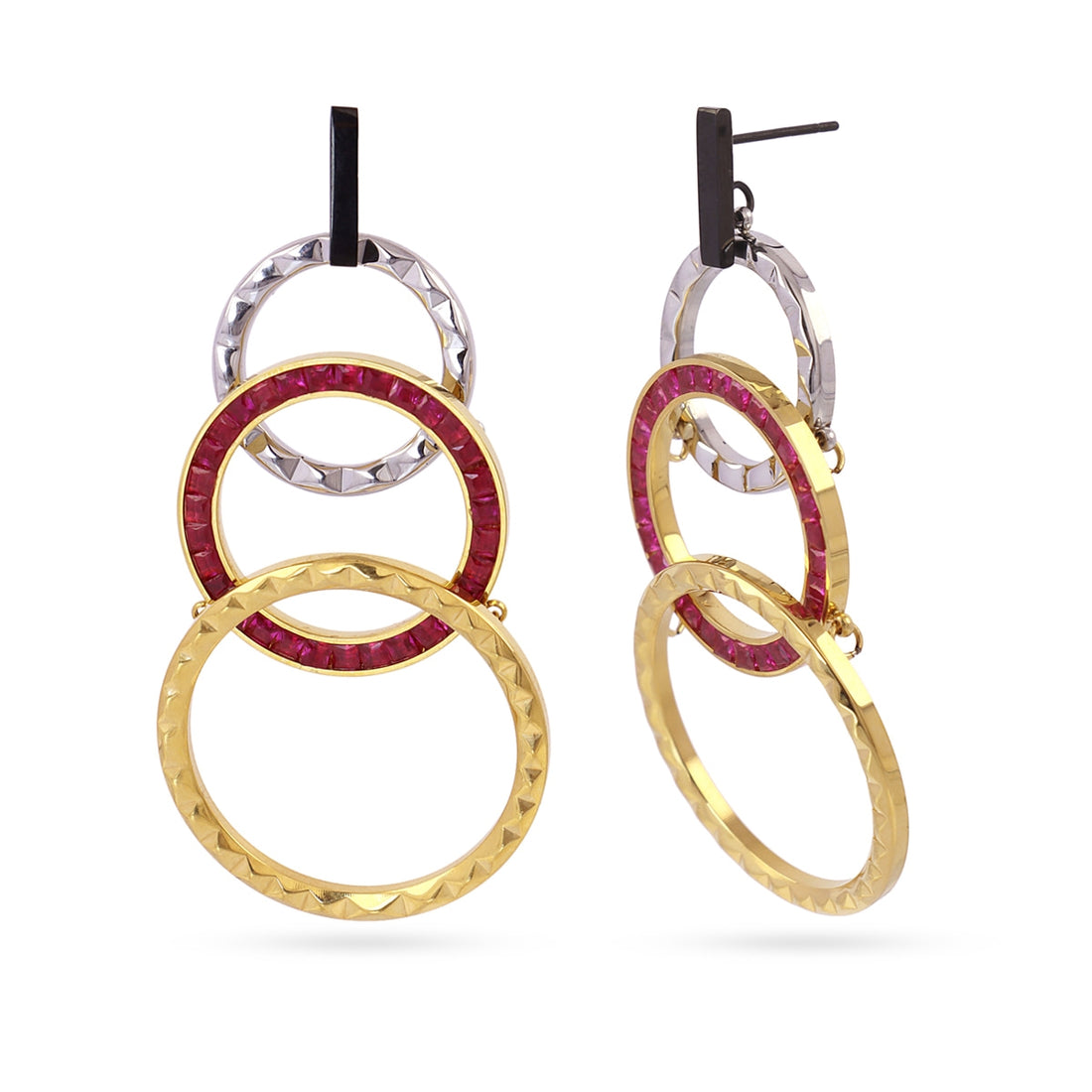 Pendientes largos Vandal geométricos Anartxy