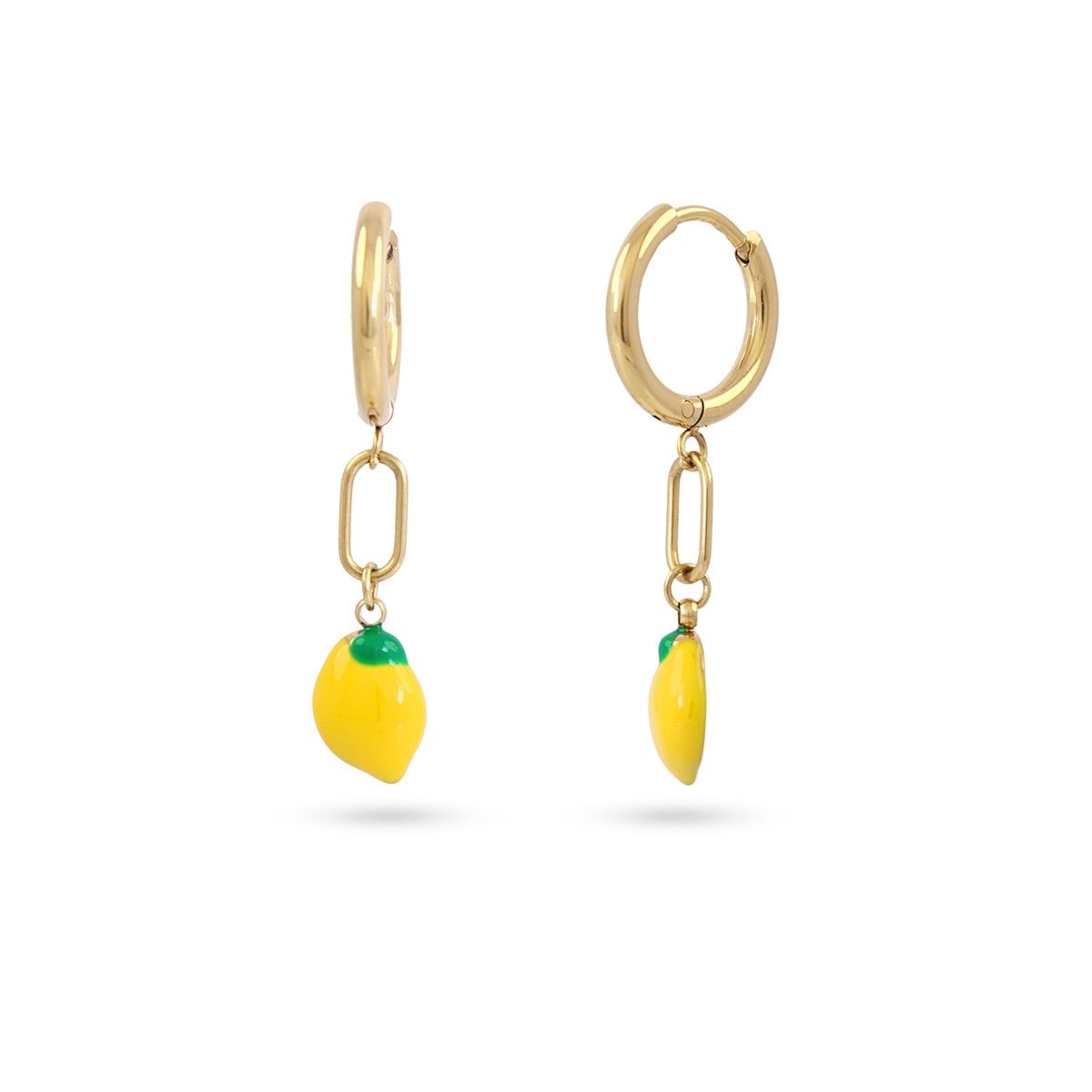 Pendientes Essentials Lemon Dorado Anartxy
