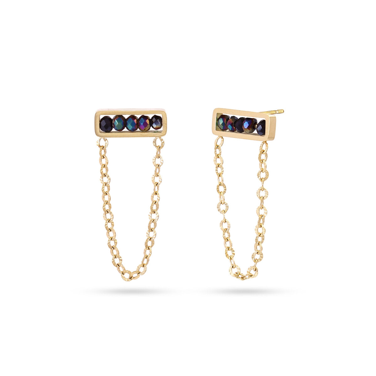 Pendientes Levity Blinky Negro Anartxy