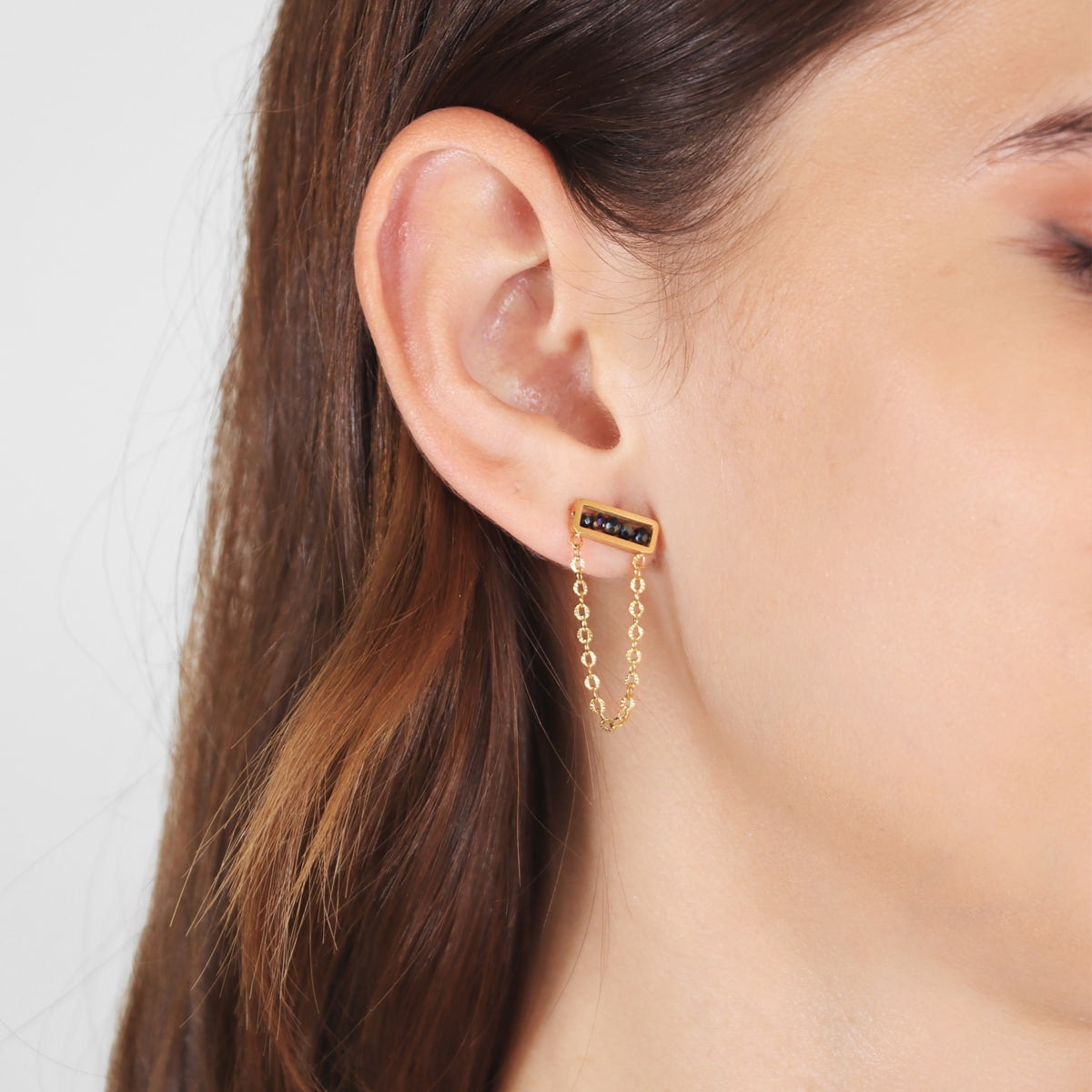 Pendientes Levity Blinky Negro Anartxy