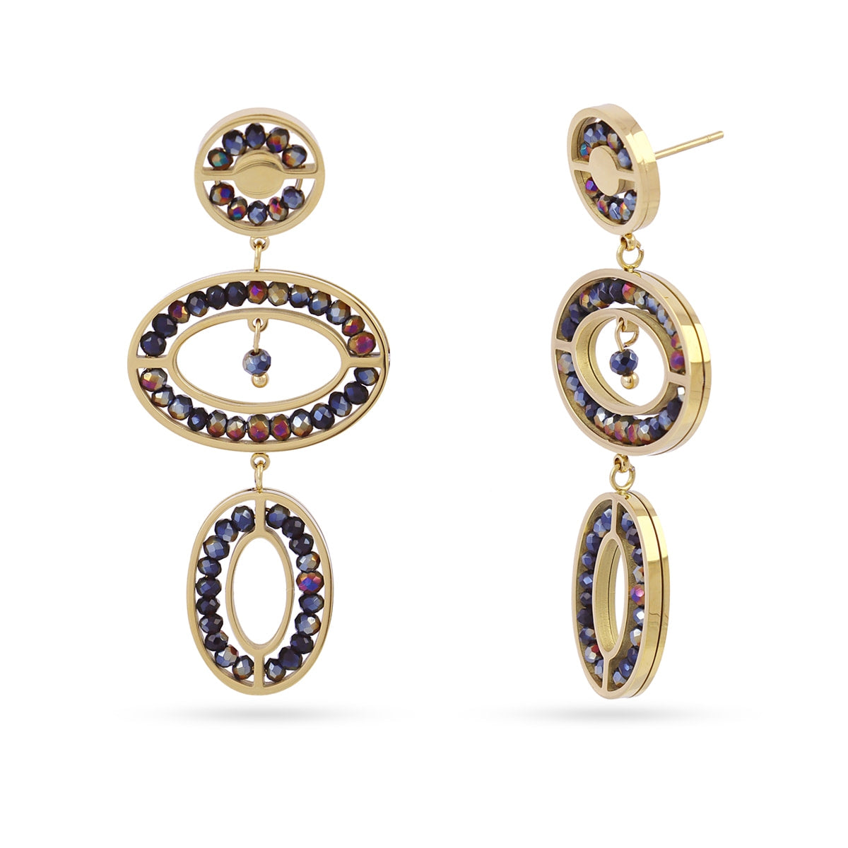 Pendientes Levity Calm Negro Anartxy