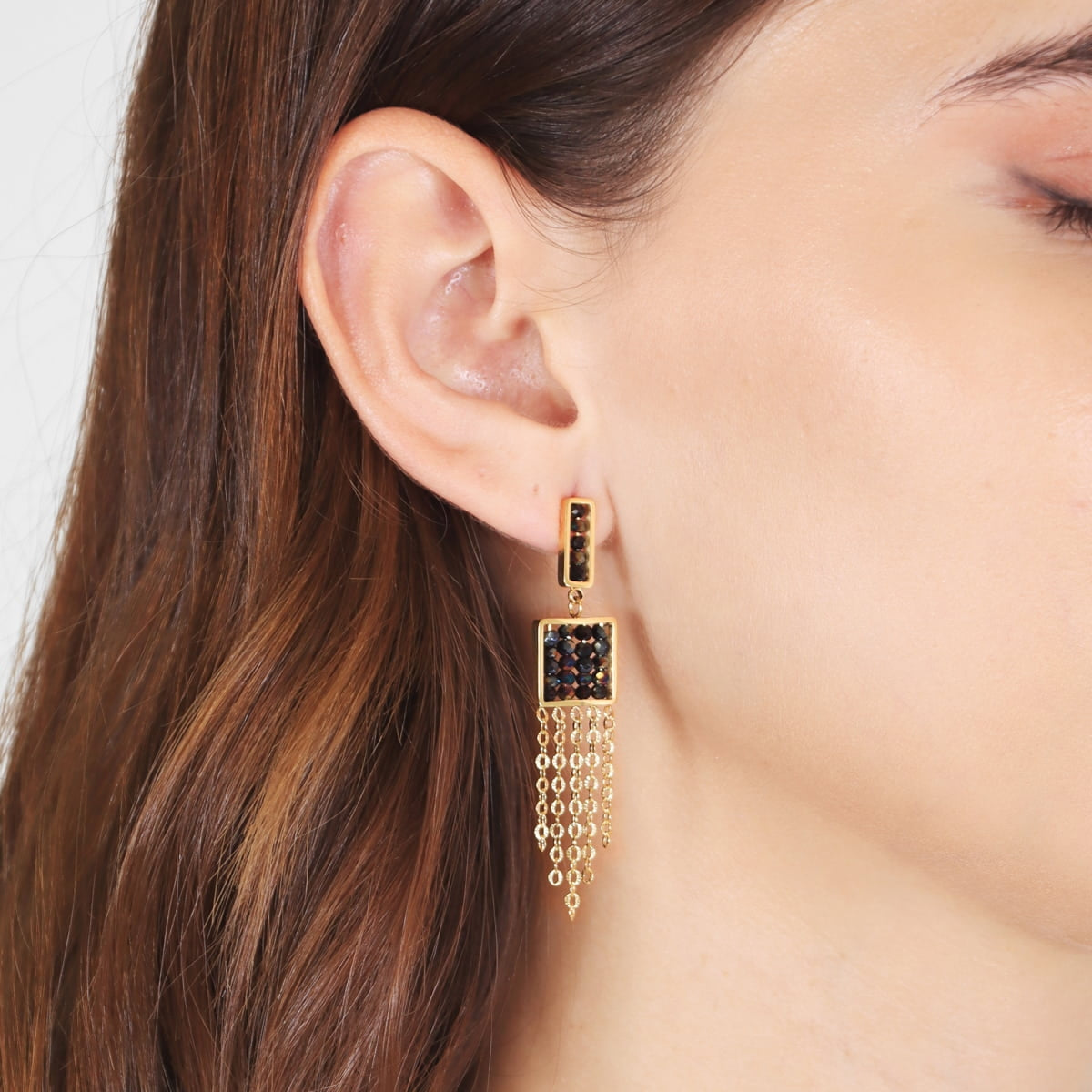 Pendientes Levity Twinkle Negro Anartxy