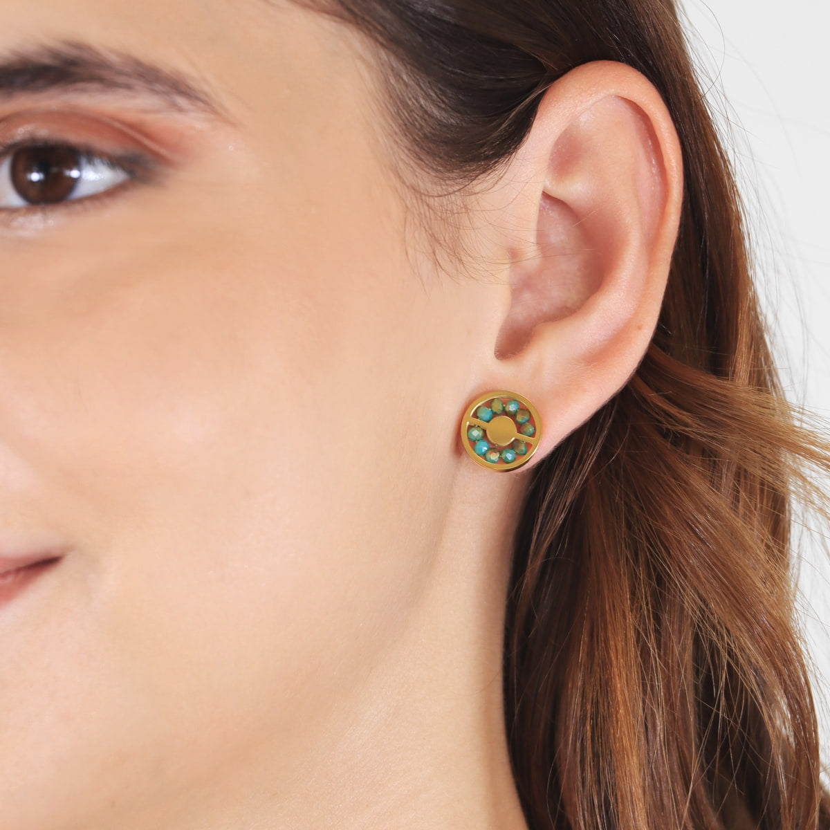 Pendientes Levity Flicky Turquesa Anartxy