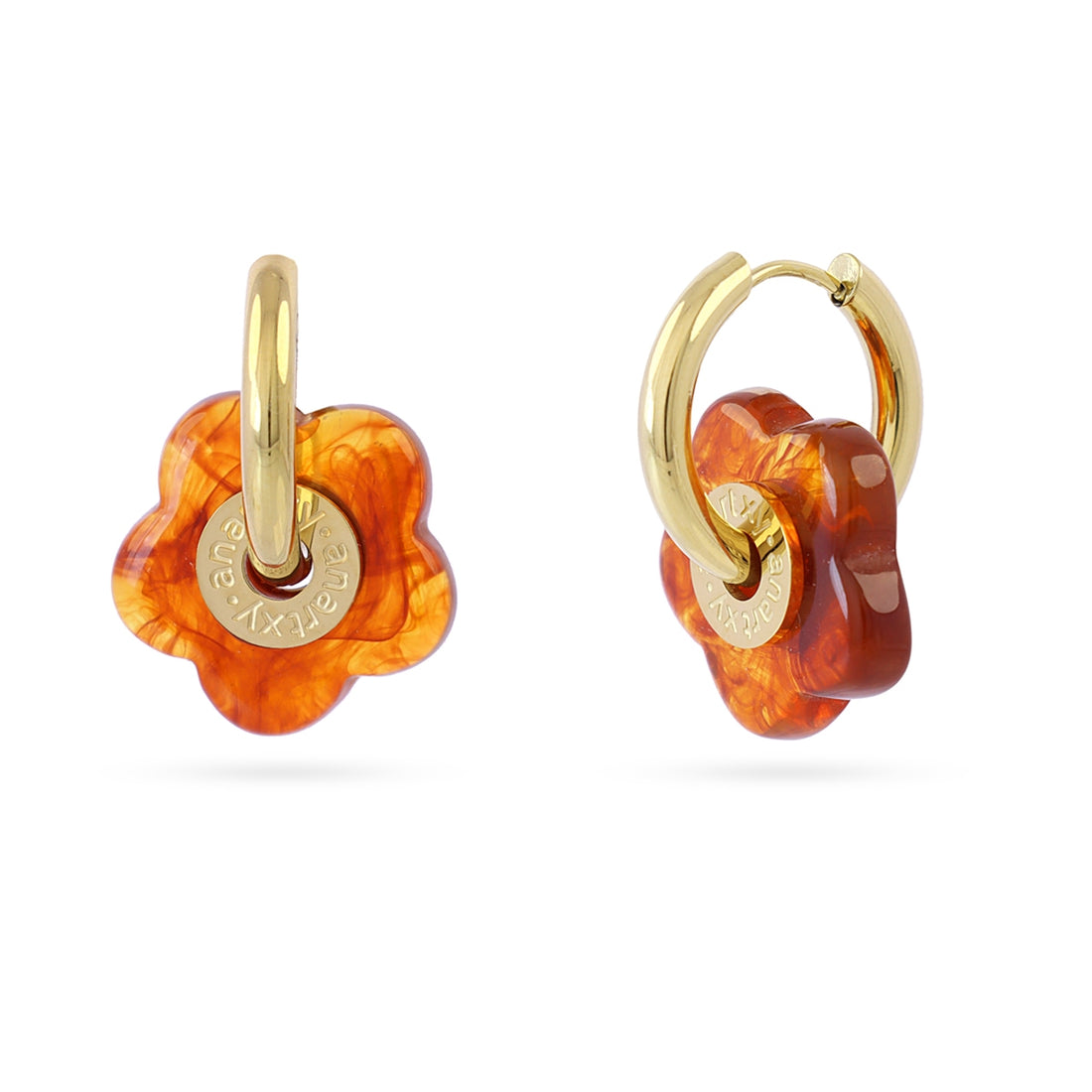 Pendientes Marbles Kavya Café Anartxy