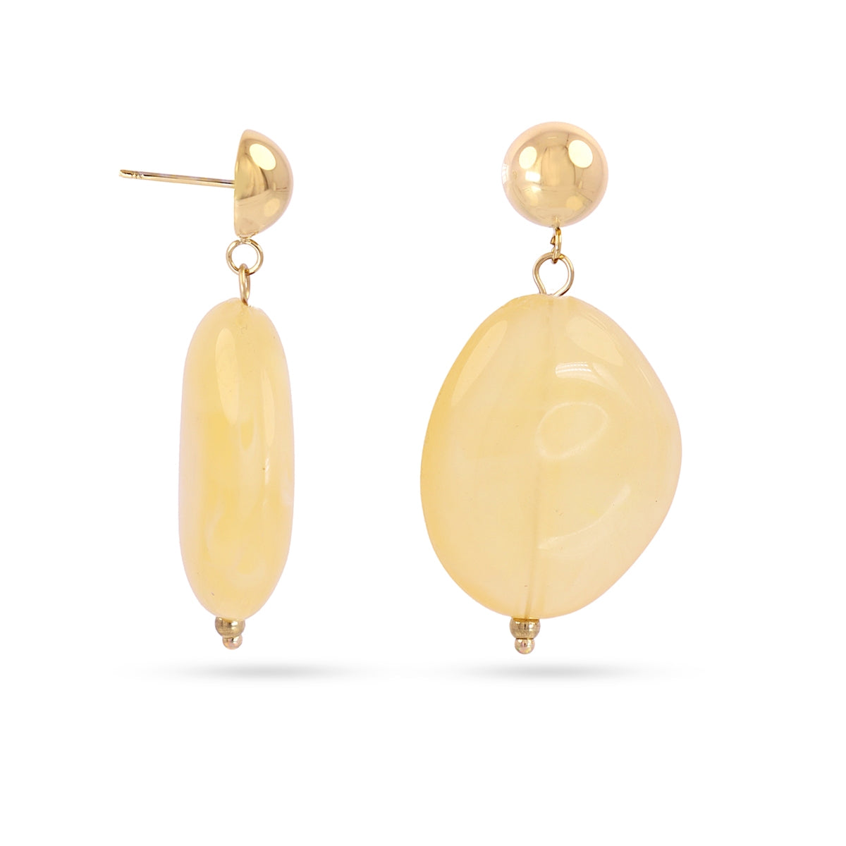 Pendientes Marbles Tempo Beige Anartxy