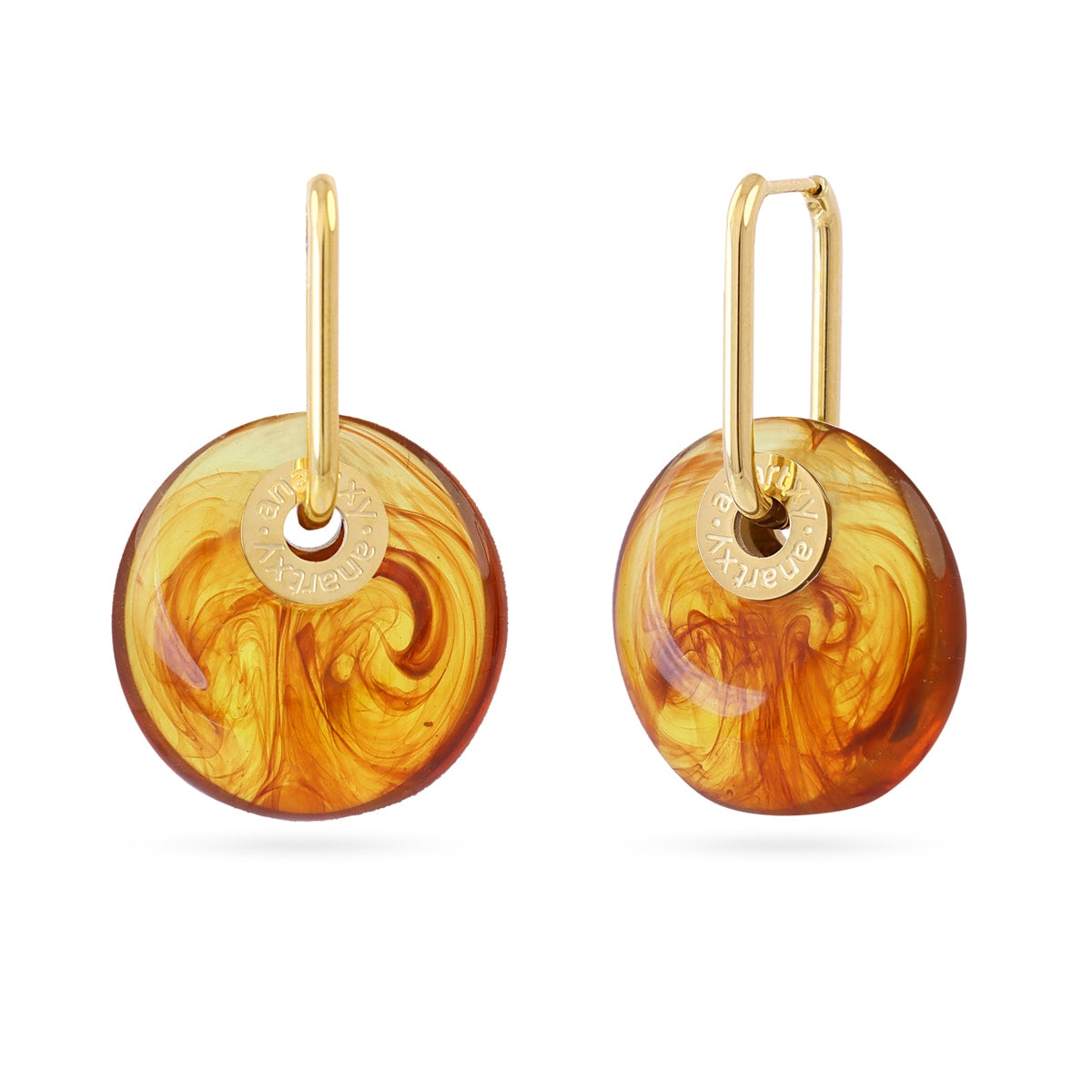 Pendientes Marbles Xyra Café Anartxy