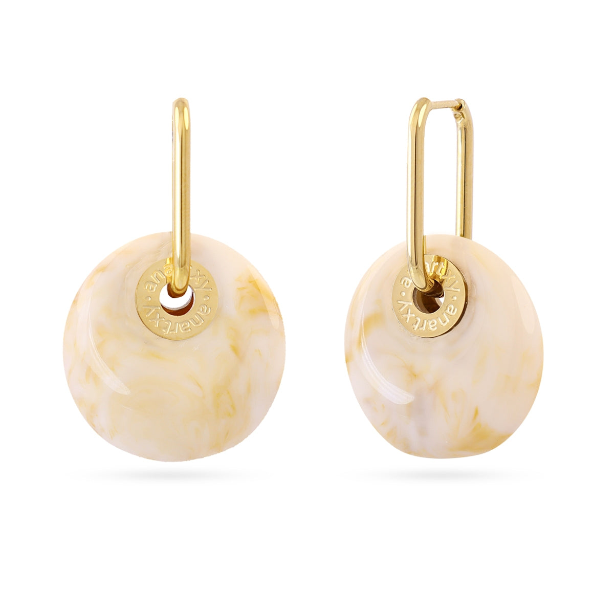 Pendientes Marbles Xyra Beige Anartxy
