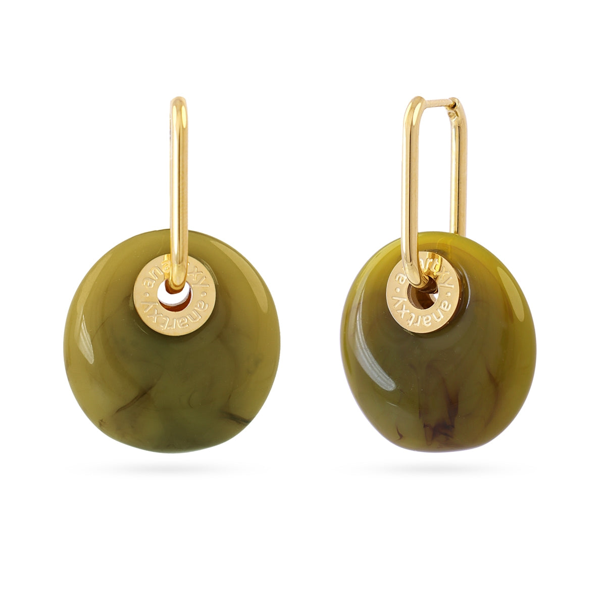 Pendientes Marbles Xyra Verde Anartxy
