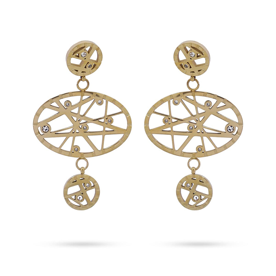 Pendientes Marte Dorado Anartxy