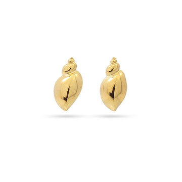 Pendientes Tide Shell Dorado Anartxy