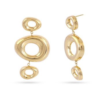 Pendientes Melt Lixia Dorado Anartxy