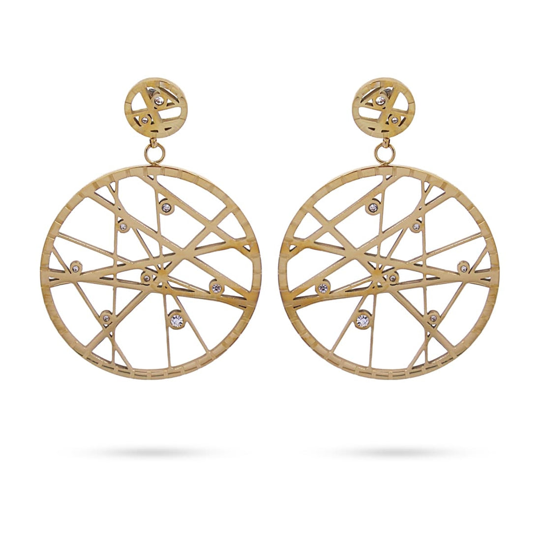 Pendientes Mercurio Dorado Anartxy