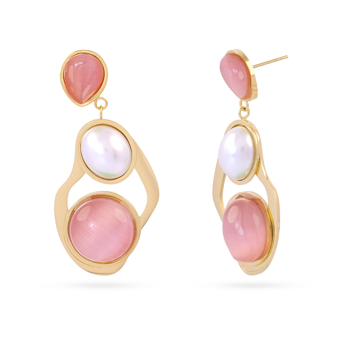 Pendientes Mirage Prism Rosa Anartxy