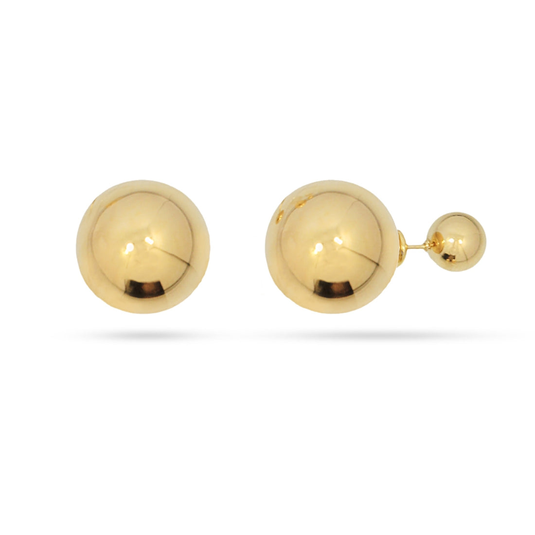 Pendientes Orbit Sphere Dorado Anartxy