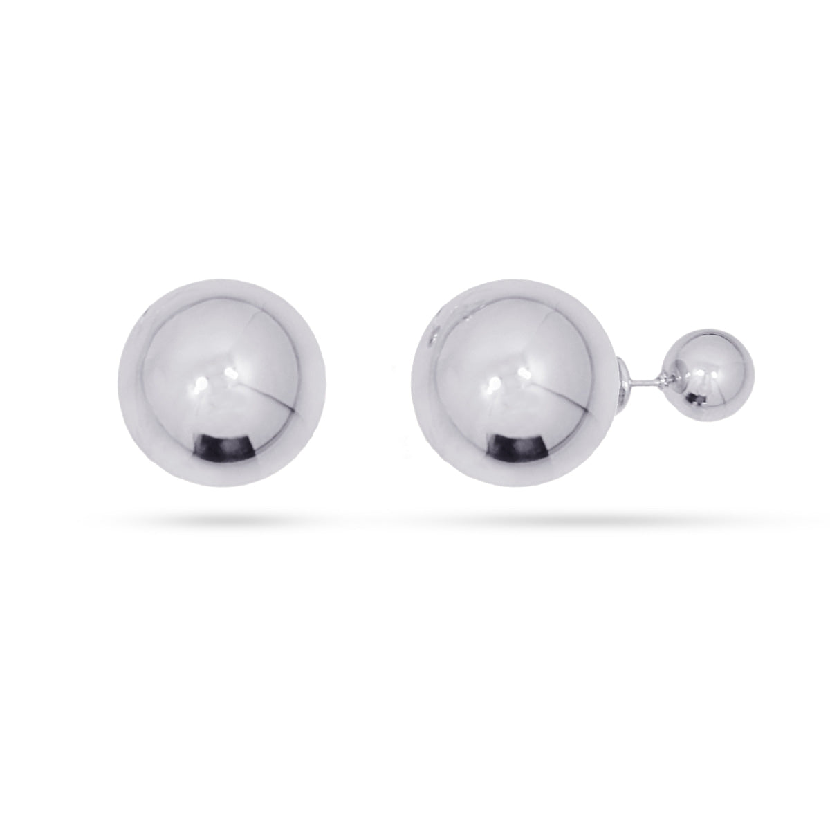 Pendientes Orbit Sphere Plateado Anartxy