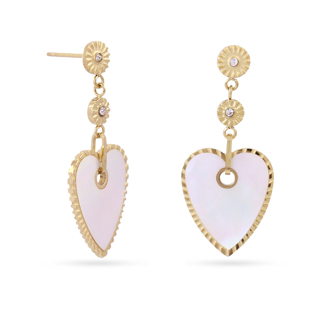 Pendientes Mystic Dualis Blanco Anartxy