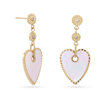 Pendientes Mystic Dualis Blanco Anartxy