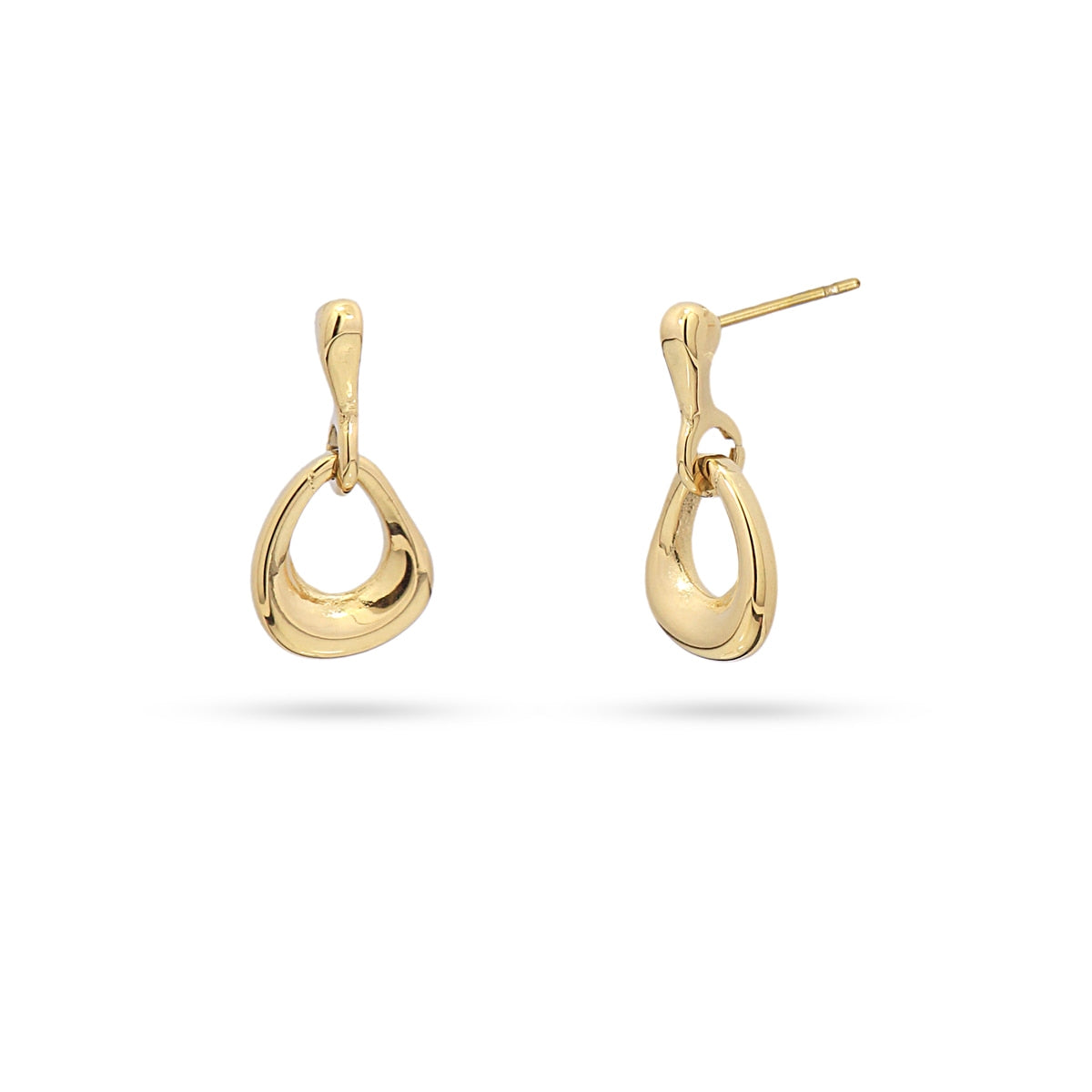 Pendientes Waves Wavecrest Dorado Anartxy