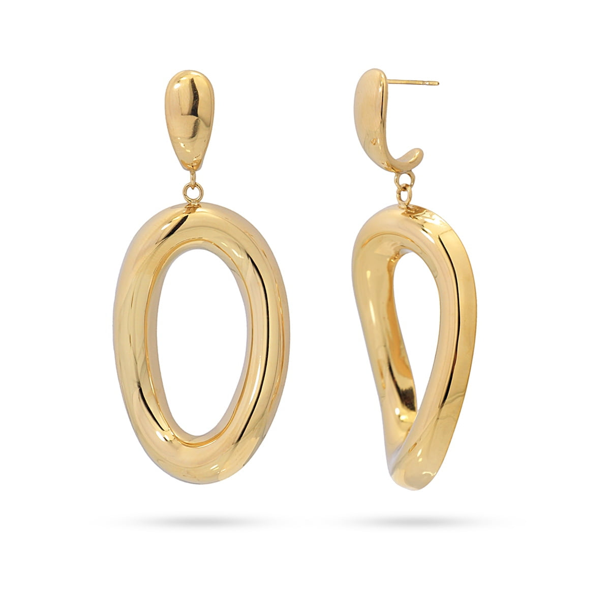 Pendientes Waves Current Dorado Anartxy