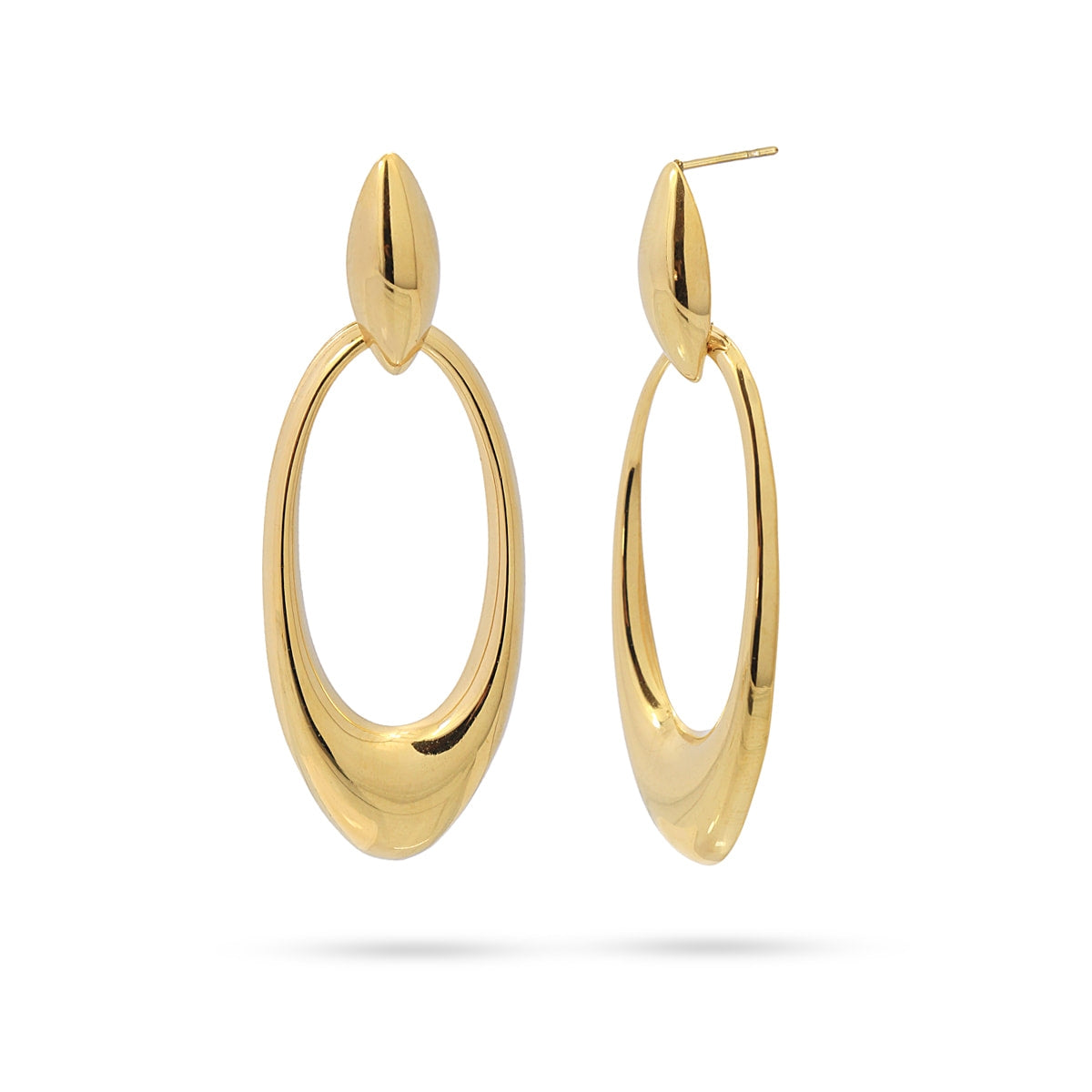 Pendientes Waves Big Wavecrest Dorado Anartxy