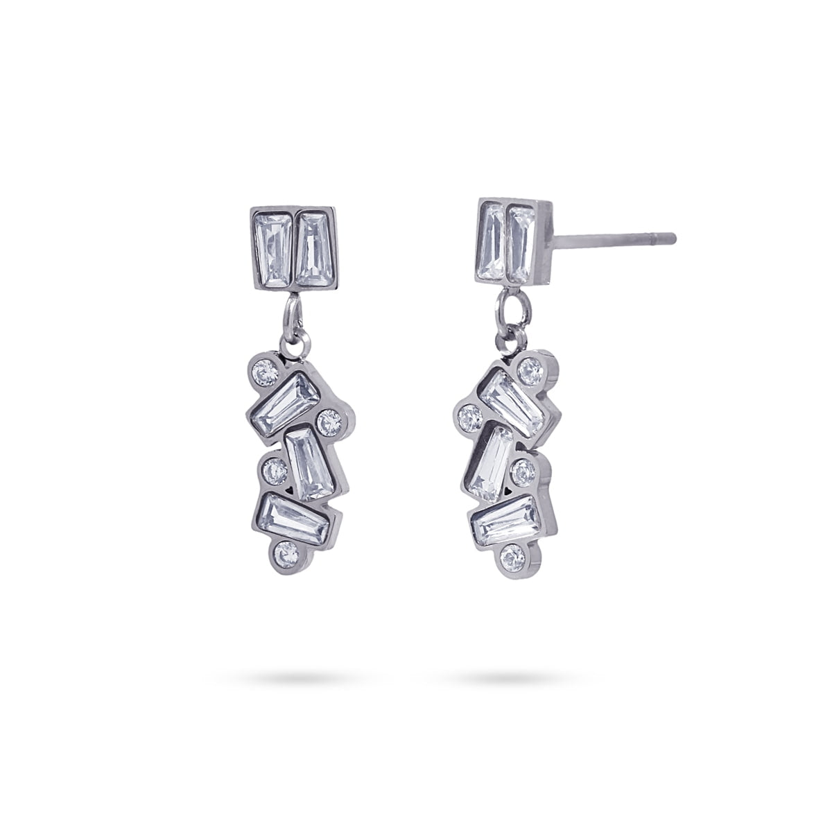 Pendientes Orión Plateado Anartxy