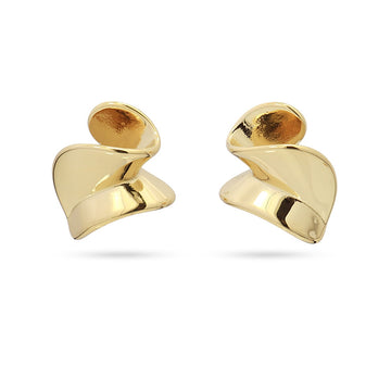 Pendientes Waves Path Dorado Anartxy