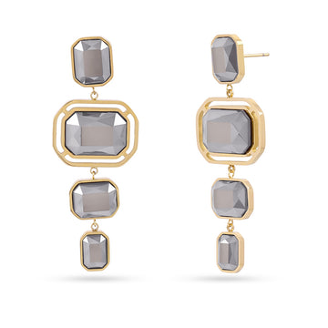 Pendientes Pixels Glowd Gris Anartxy