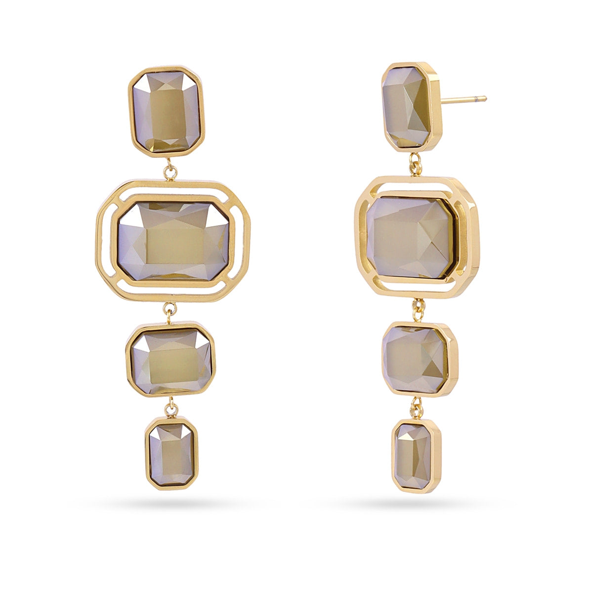 Pendientes Pixels Glowd Amarillo Anartxy