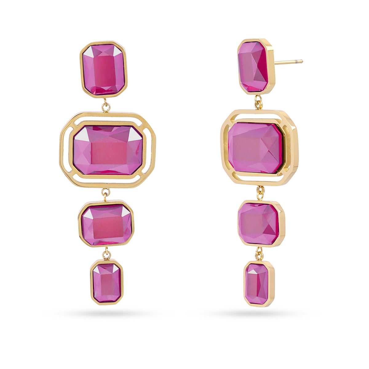 Pendientes Pixels Glowd Rosa Anartxy