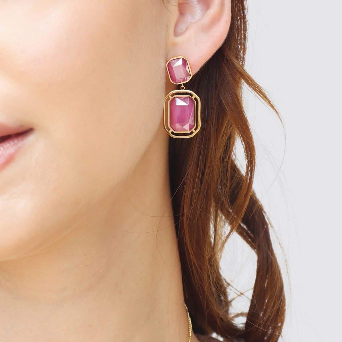 Pendientes Pixels Lunitha Rosa Anartxy